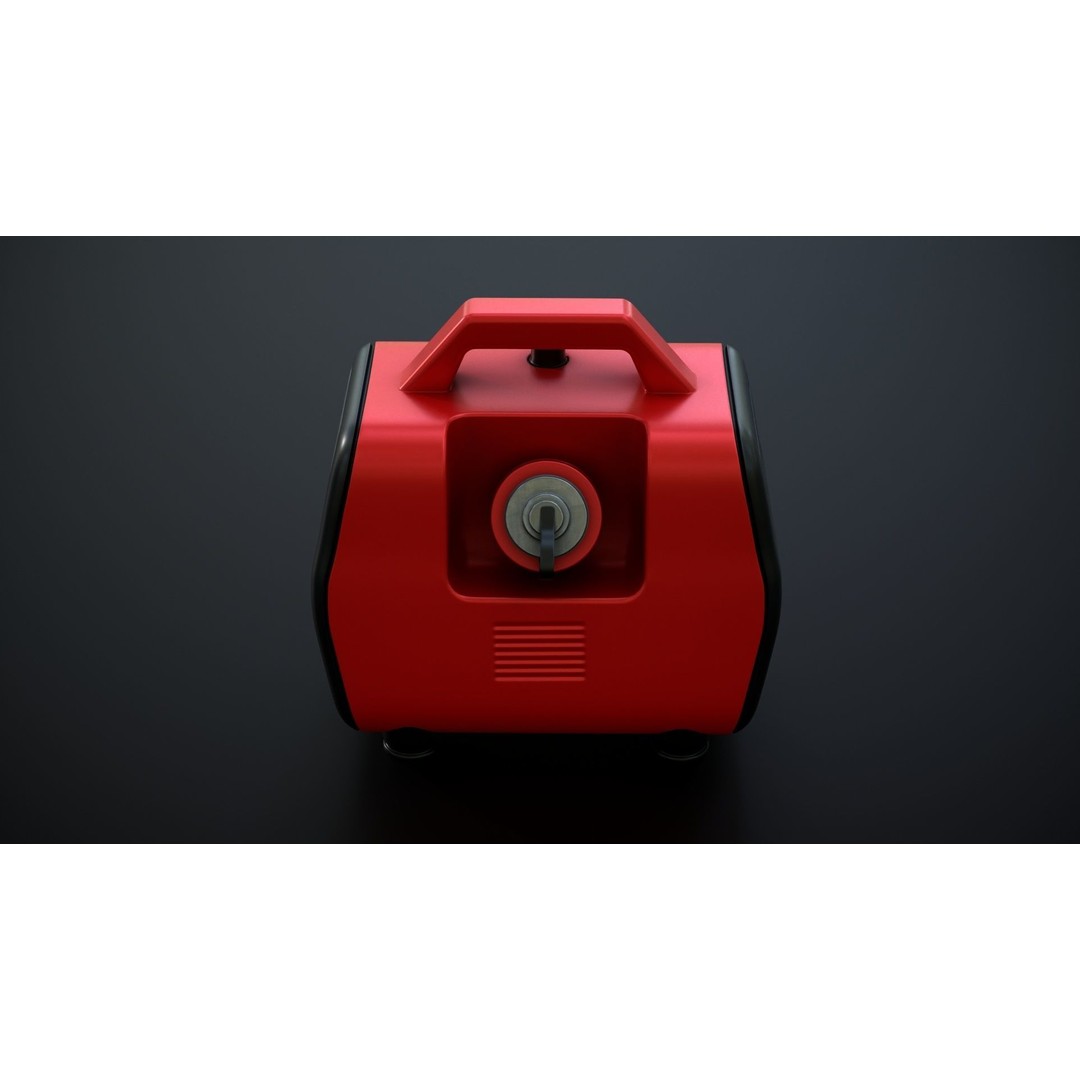 Portable Mini Generator 3D Model – Low Poly Game Ready Asset, FBX - View 6