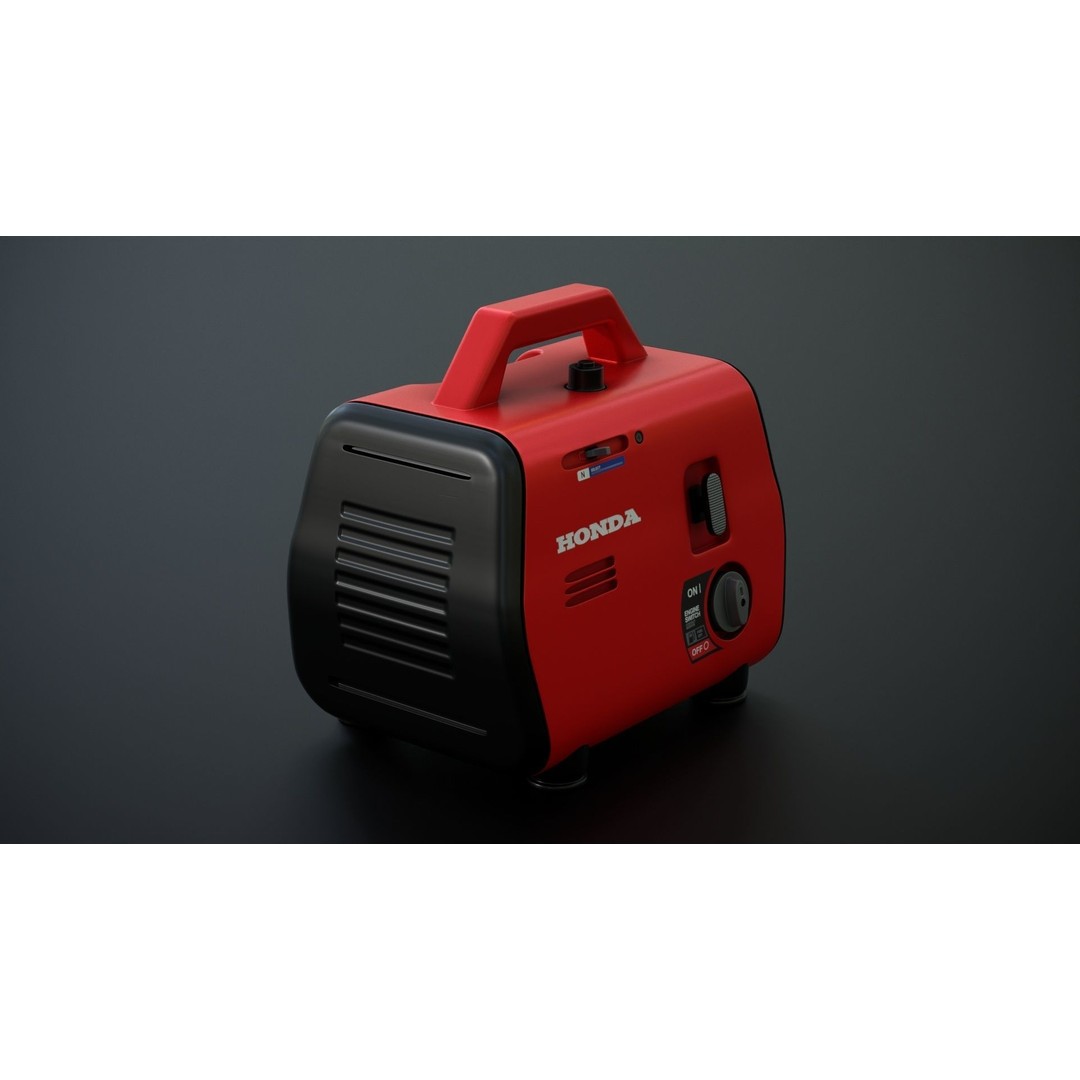 Portable Mini Generator 3D Model – Low Poly Game Ready Asset, FBX - View 8