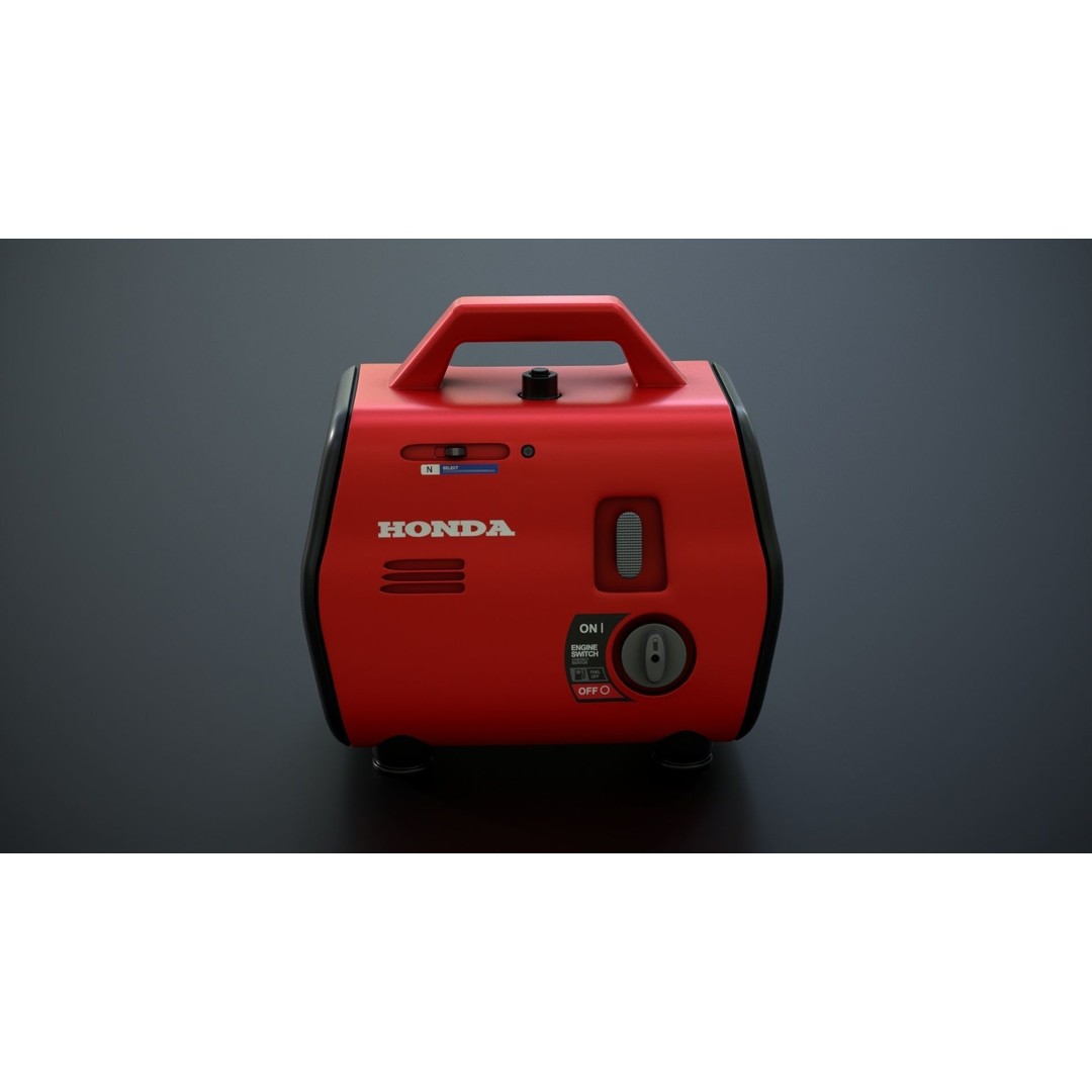 Portable Mini Generator 3D Model – Low Poly Game Ready Asset, FBX - View 9