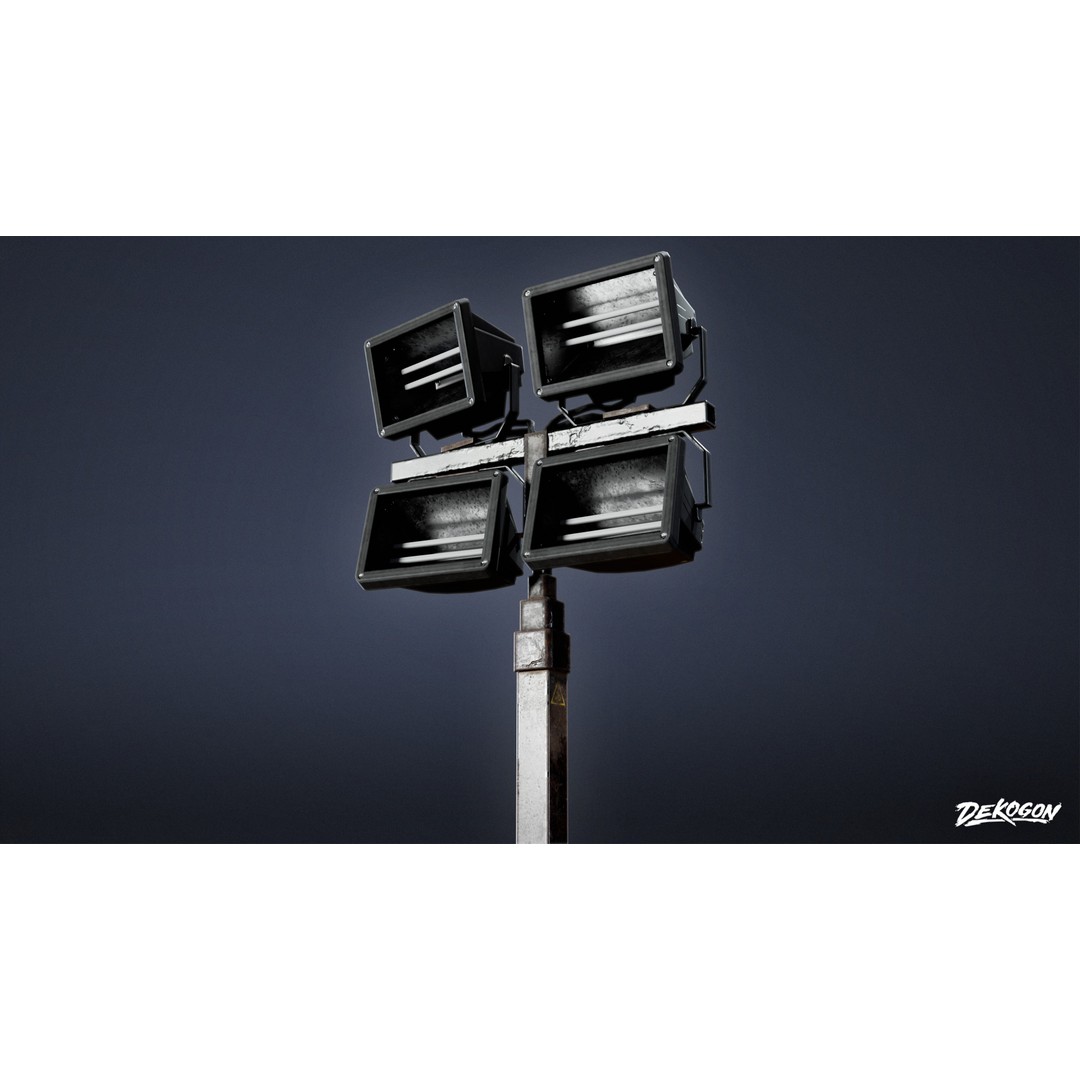 Light Generator 3D Model – Low Poly Industrial Asset, FBX - View 7