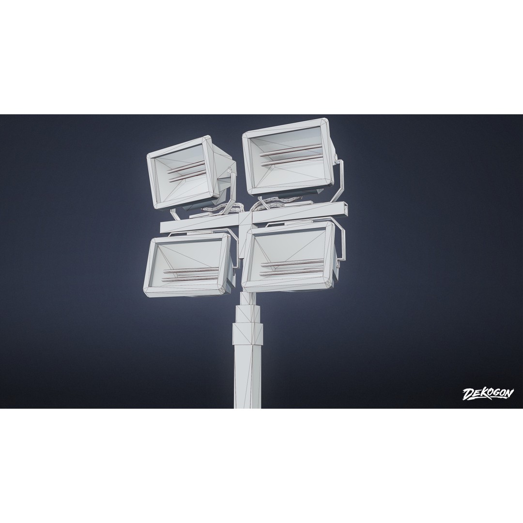 Light Generator 3D Model – Low Poly Industrial Asset, FBX - View 9