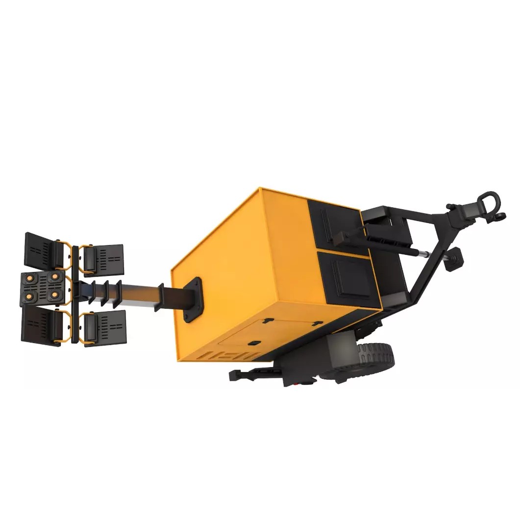 Construction Mobile Light 3D Model – High-Quality PBR Asset, FBX, OBJ - View 11
