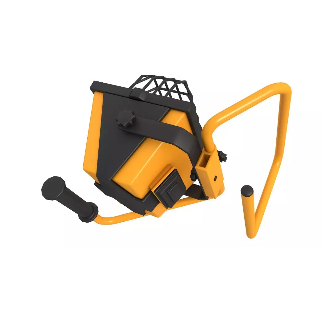 Construction Mobile Light 3D Model – High-Quality PBR Asset, FBX, OBJ - View 7