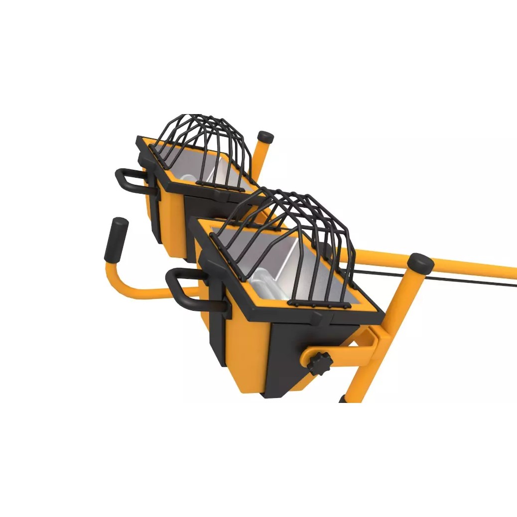 Construction Mobile Light 3D Model – High-Quality PBR Asset, FBX, OBJ - View 8