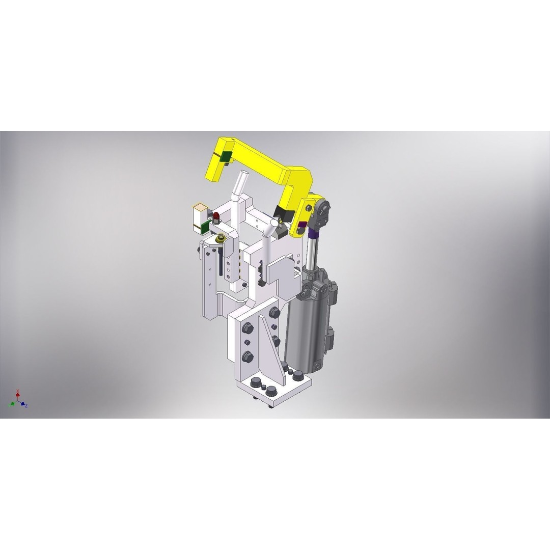 Assembly Locator 3D Model – Industrial Jig Fixture Tool, FBX - View 18