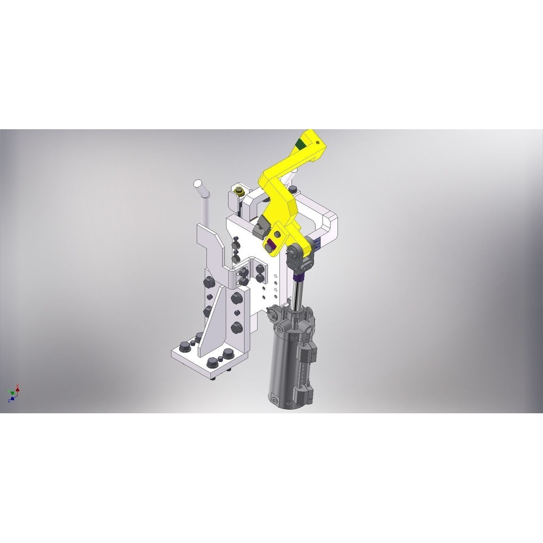 Assembly Locator 3D Model – Industrial Jig Fixture Tool, FBX - View 19