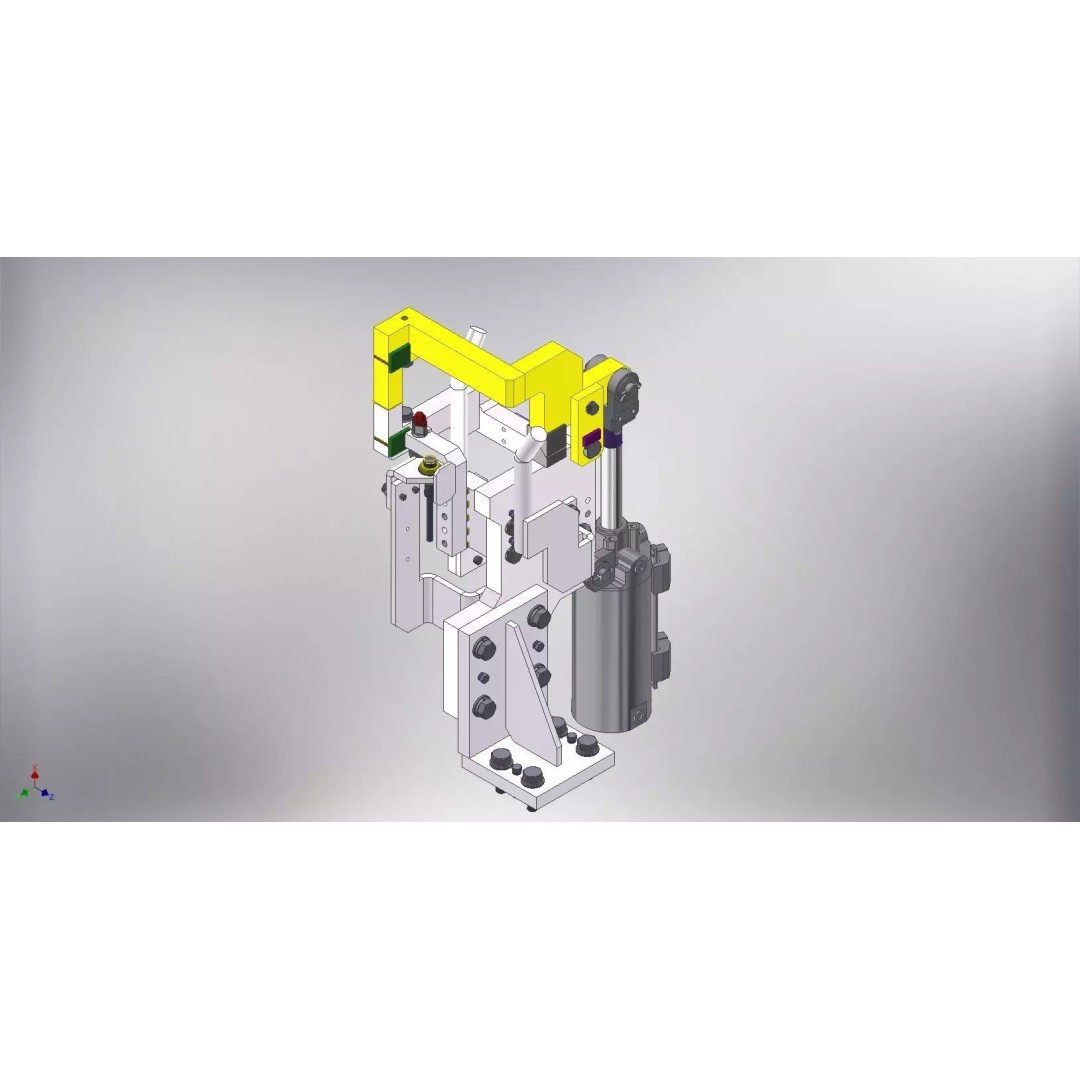Assembly Locator 3D Model – Industrial Jig Fixture Tool, FBX - View 2