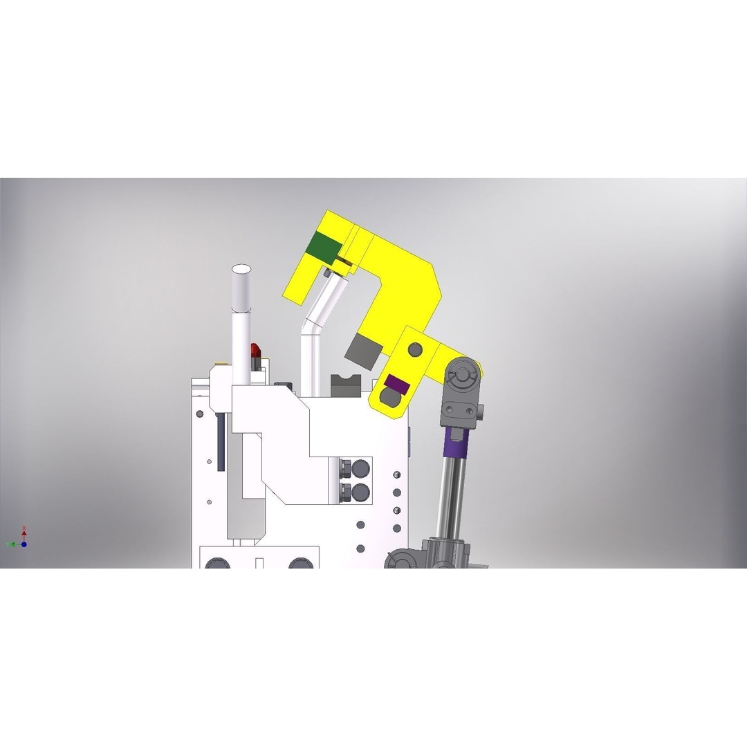 Assembly Locator 3D Model – Industrial Jig Fixture Tool, FBX - View 22