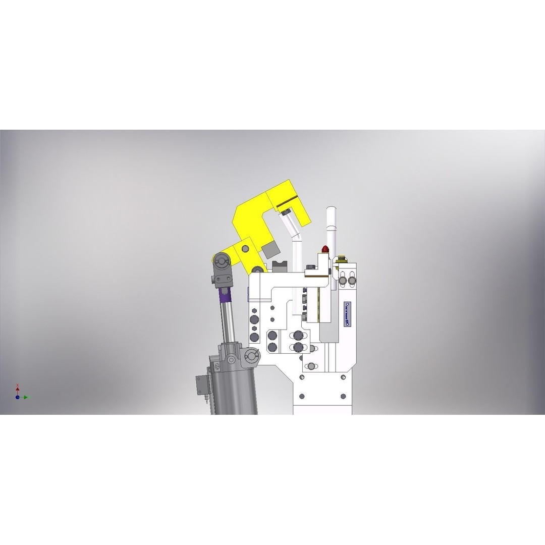 Assembly Locator 3D Model – Industrial Jig Fixture Tool, FBX - View 23