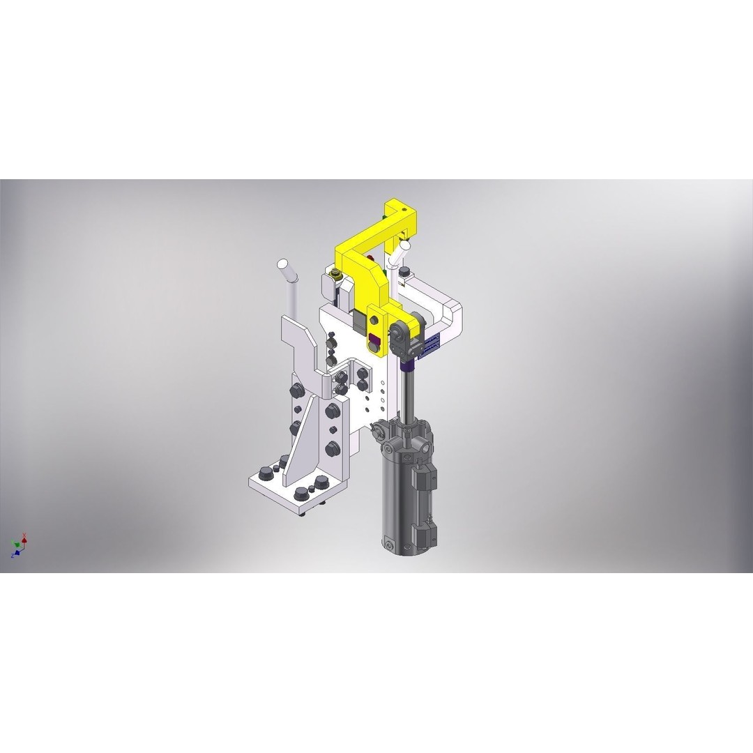 Assembly Locator 3D Model – Industrial Jig Fixture Tool, FBX - View 3