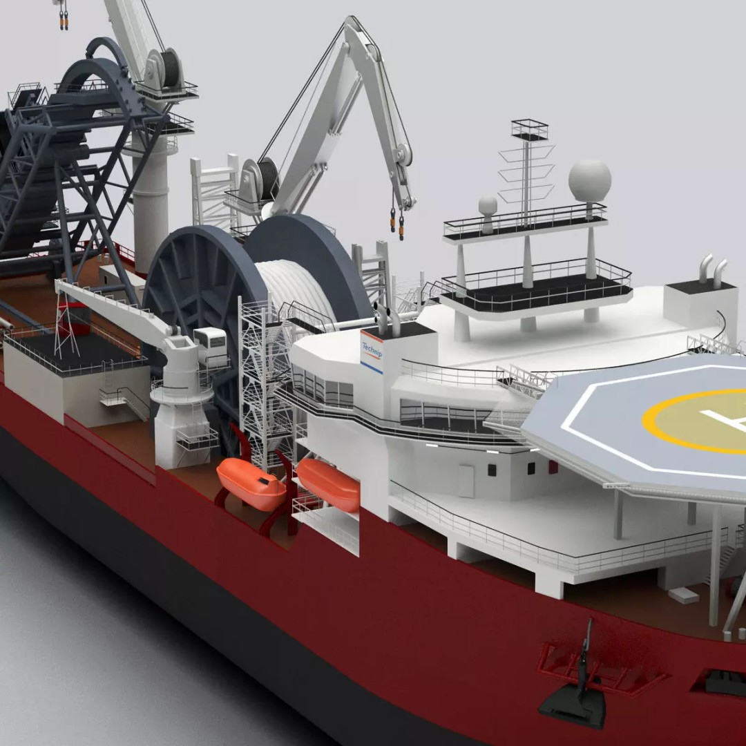 Apache II Ship 3D Model – High Poly Industrial Vessel, FBX, OBJ - View 7