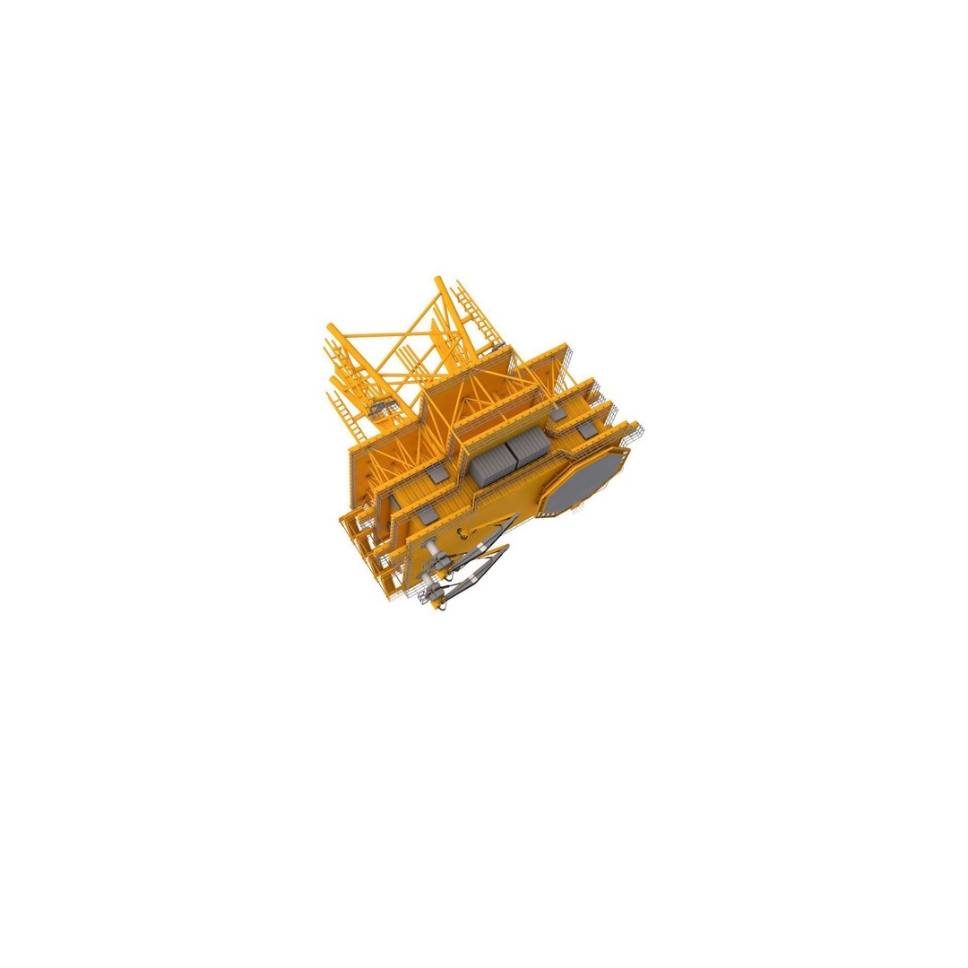 Offshore Wind Farm Substation 3D Model – High Poly Industrial Asset, FBX - View 5