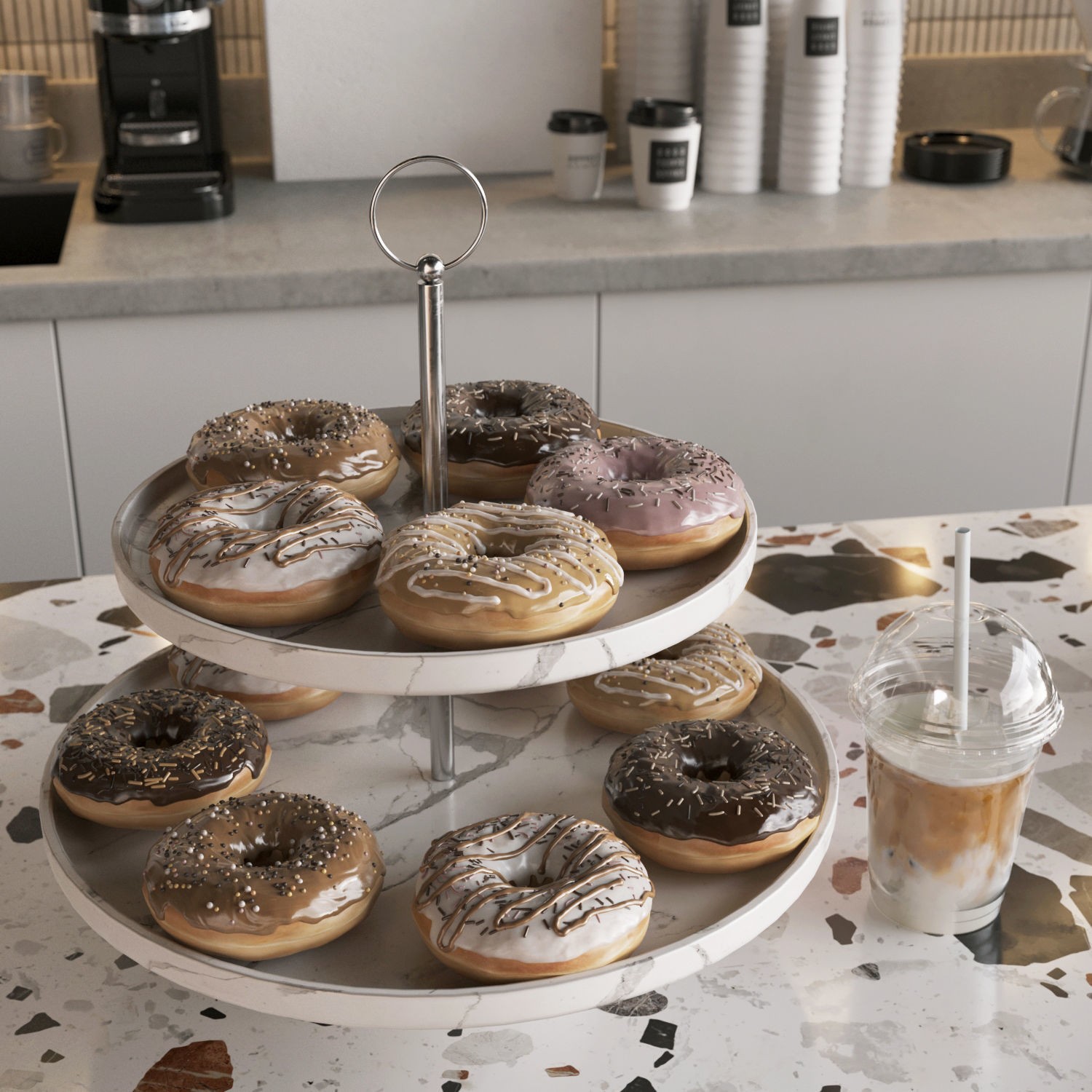 Coffeeshop 1 - High-Quality 3D Model - View 11