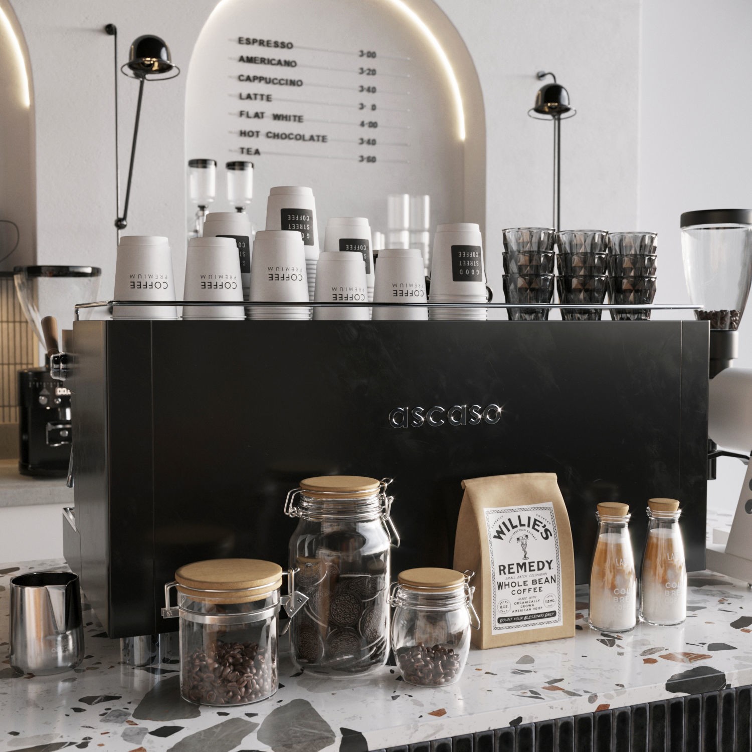 Coffeeshop 1 - High-Quality 3D Model - View 8