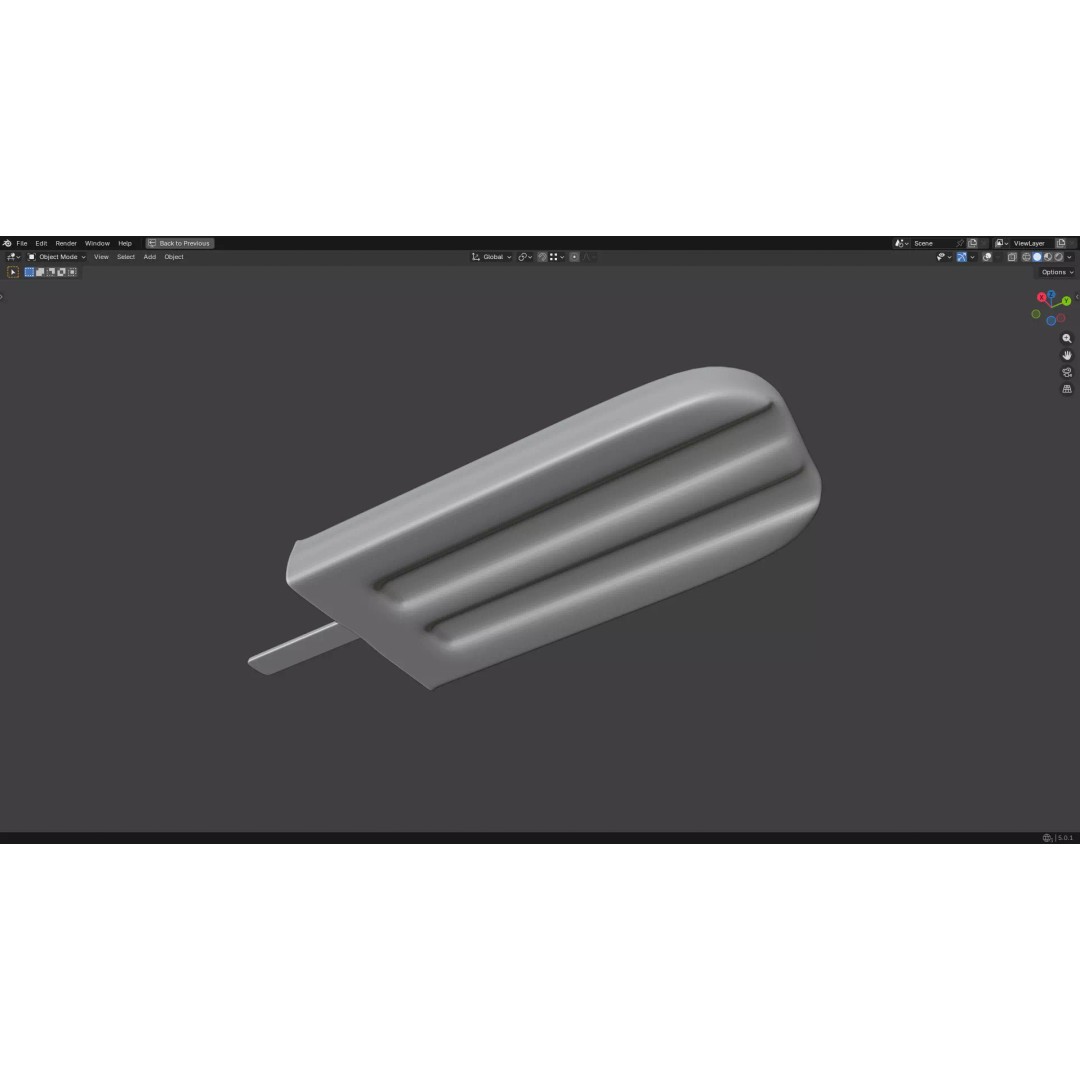 Popsicle Ice Pop Lolly 3D Model – Low Poly PBR Game Asset, FBX - View 18