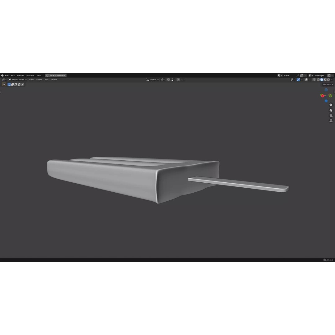 Popsicle Ice Pop Lolly 3D Model – Low Poly PBR Game Asset, FBX - View 23