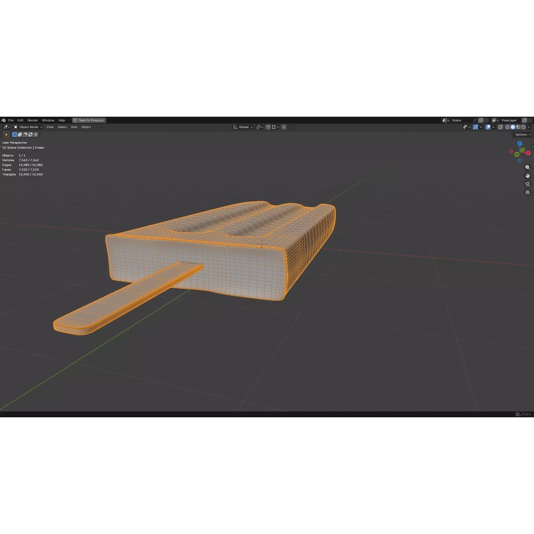 Popsicle Ice Pop Lolly 3D Model – Low Poly PBR Game Asset, FBX - View 29