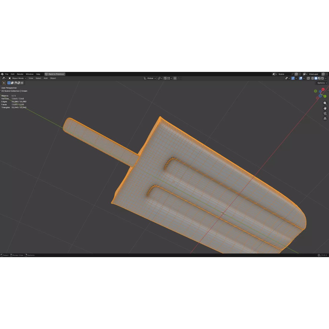 Popsicle Ice Pop Lolly 3D Model – Low Poly PBR Game Asset, FBX - View 30