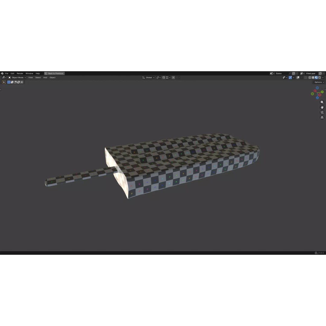 Popsicle Ice Pop Lolly 3D Model – Low Poly PBR Game Asset, FBX - View 35