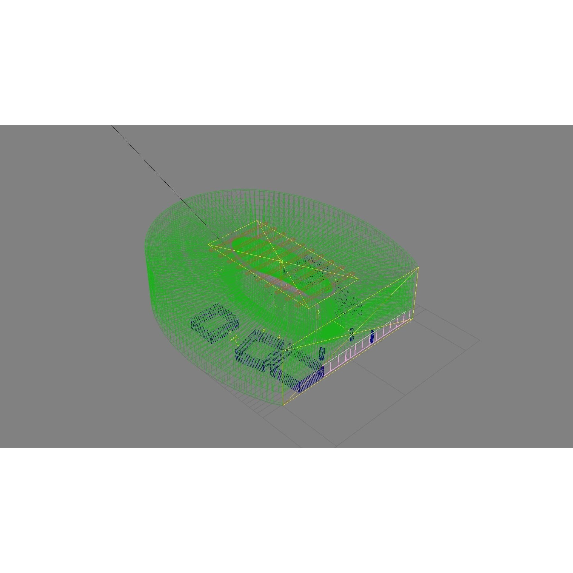 Ellipse Lobby Interior - High-Quality 3D Model - View 15