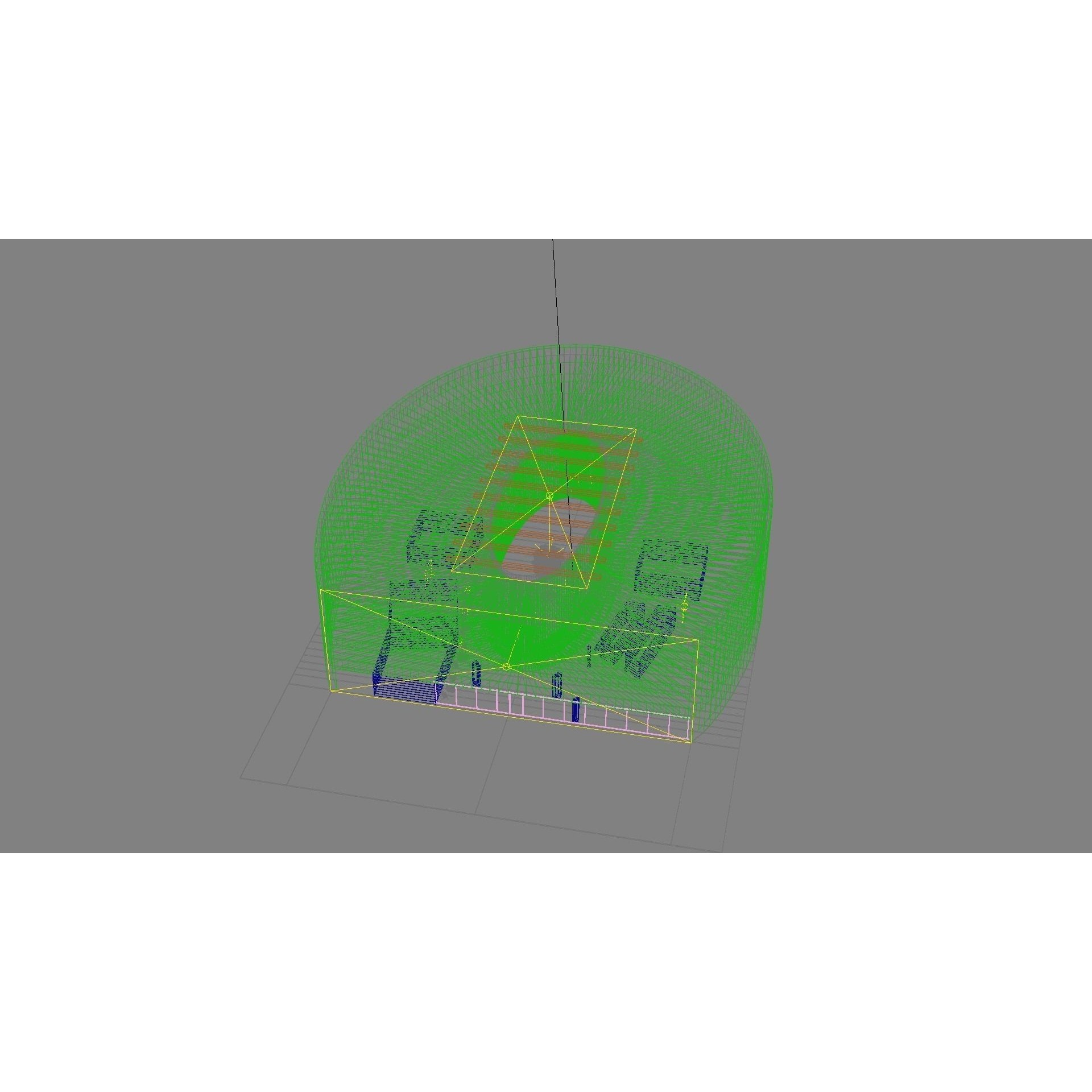 Ellipse Lobby Interior - High-Quality 3D Model - View 20