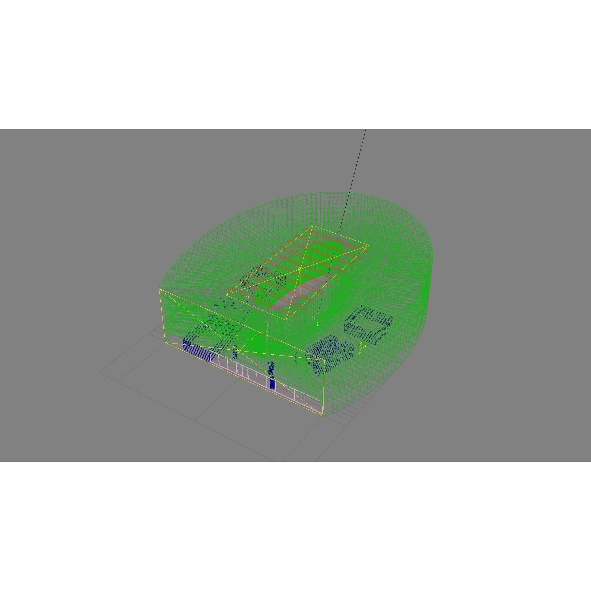 Ellipse Lobby Interior - High-Quality 3D Model - View 22