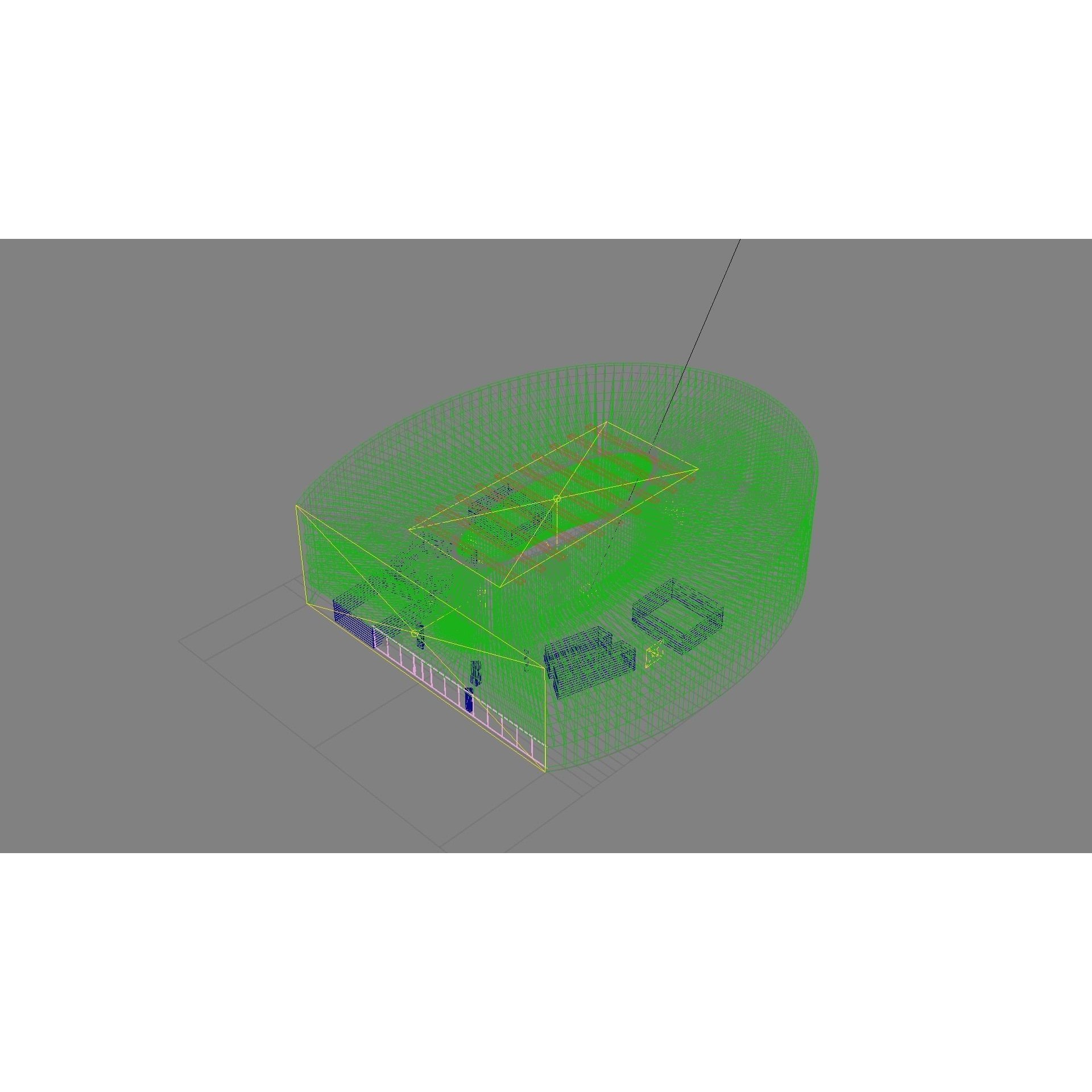 Ellipse Lobby Interior - High-Quality 3D Model - View 23