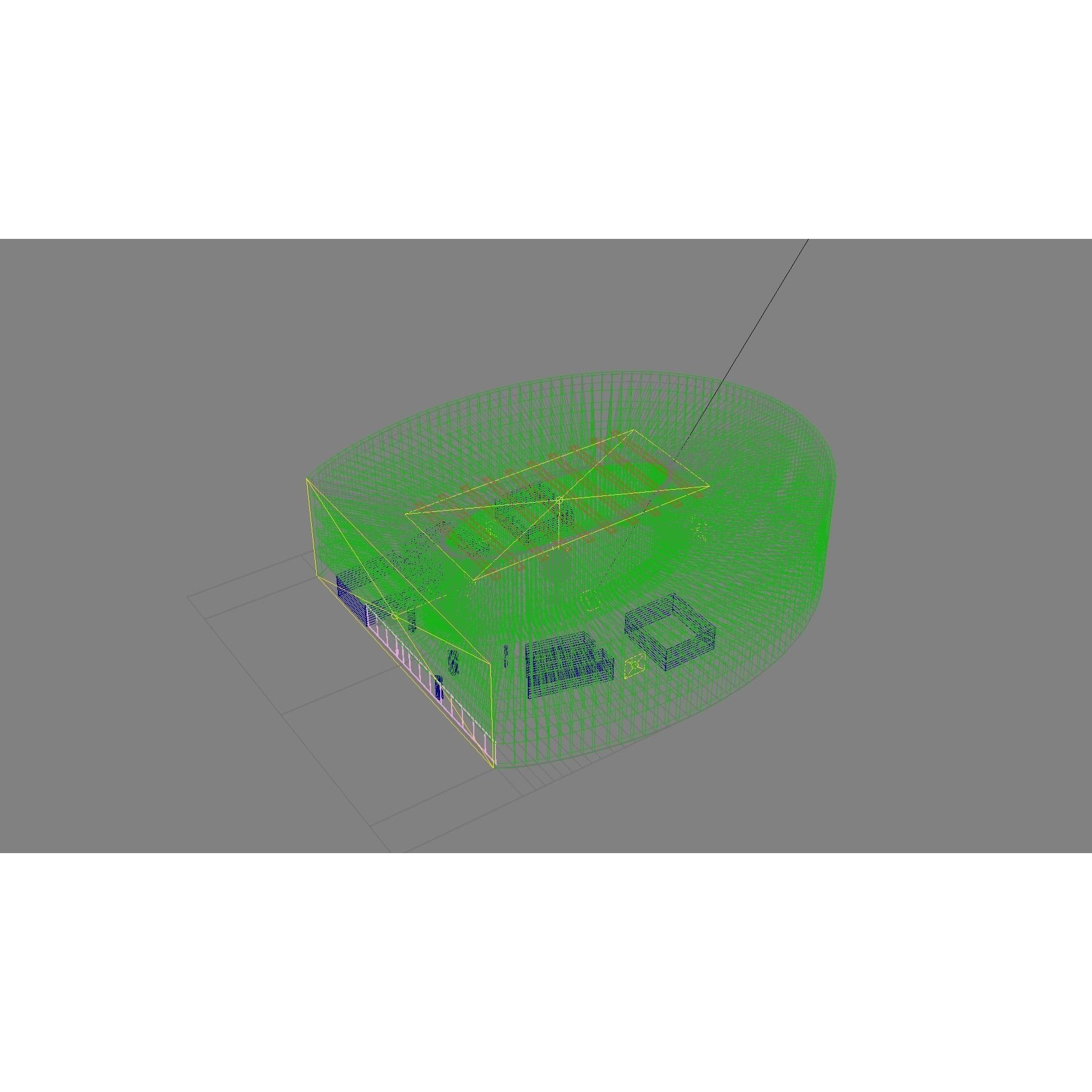 Ellipse Lobby Interior - High-Quality 3D Model - View 24