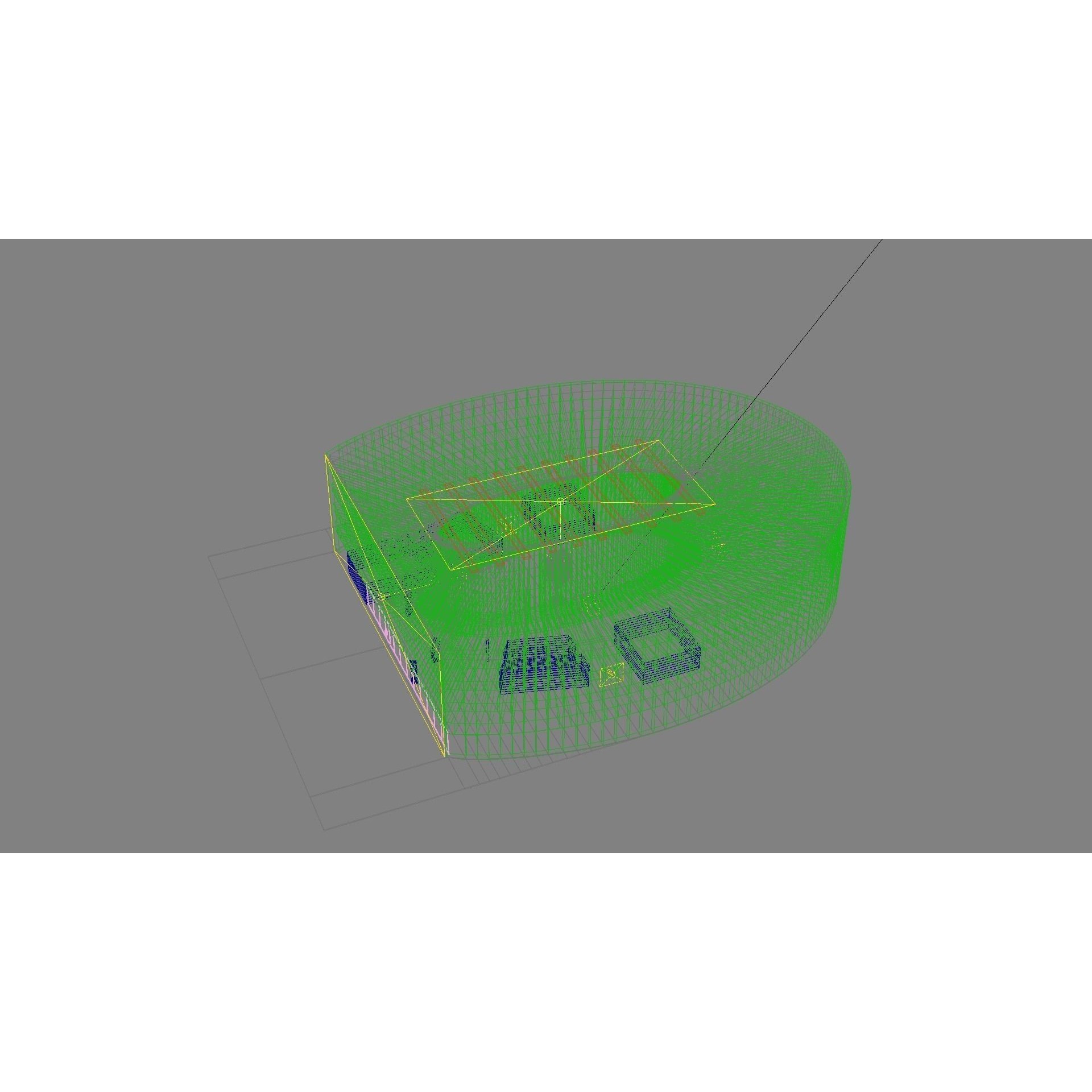 Ellipse Lobby Interior - High-Quality 3D Model - View 25