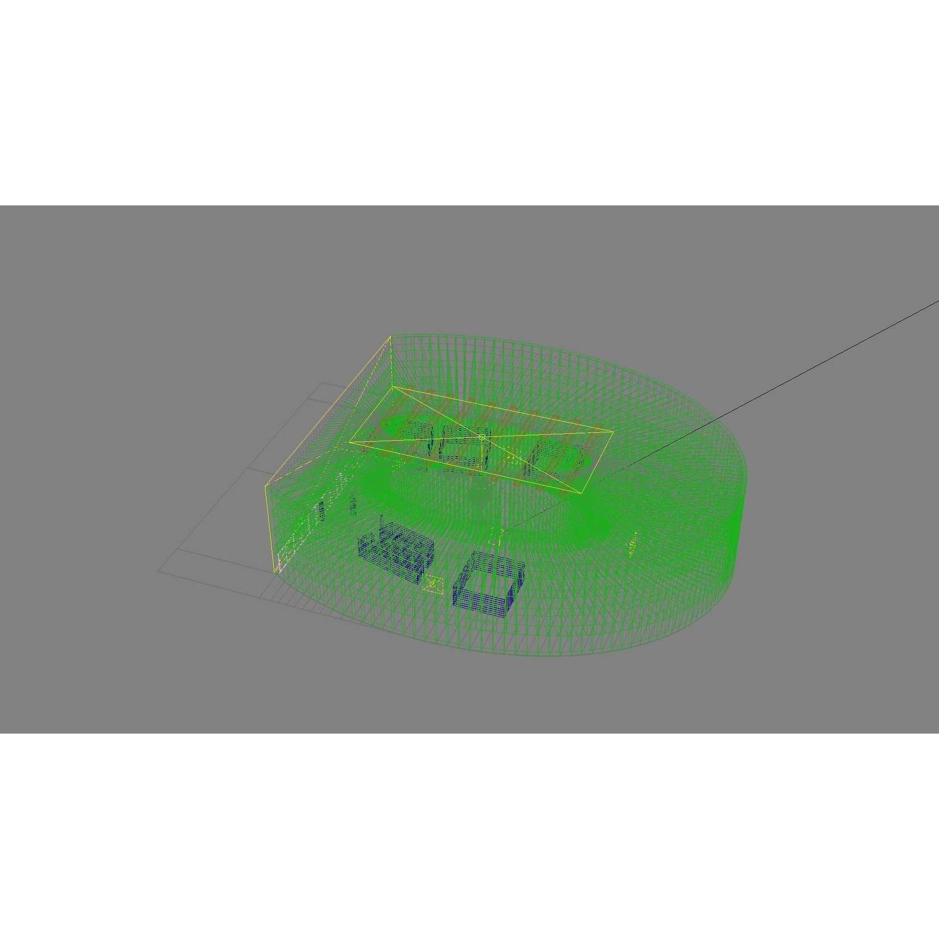 Ellipse Lobby Interior - High-Quality 3D Model - View 29