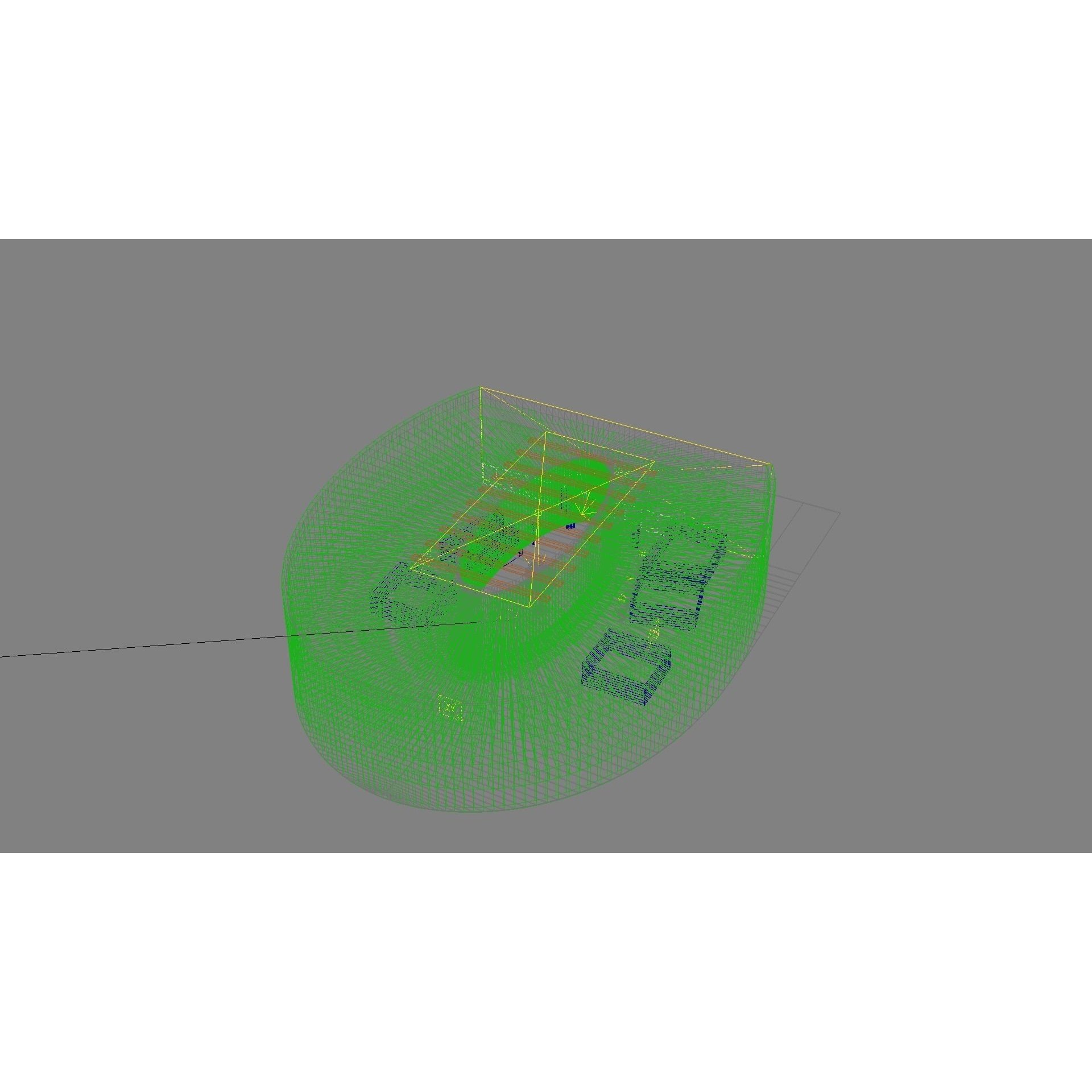 Ellipse Lobby Interior - High-Quality 3D Model - View 38