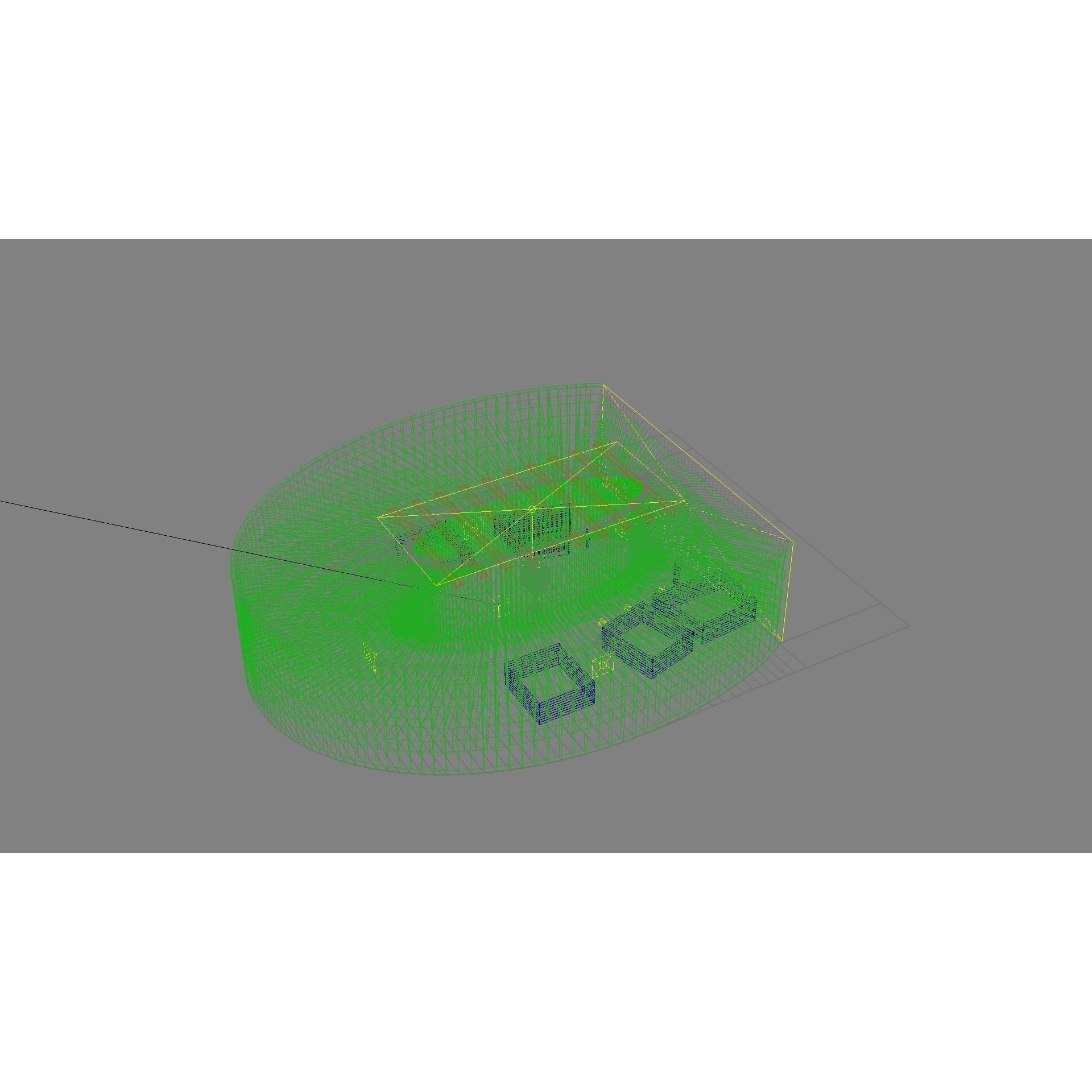 Ellipse Lobby Interior - High-Quality 3D Model - View 41