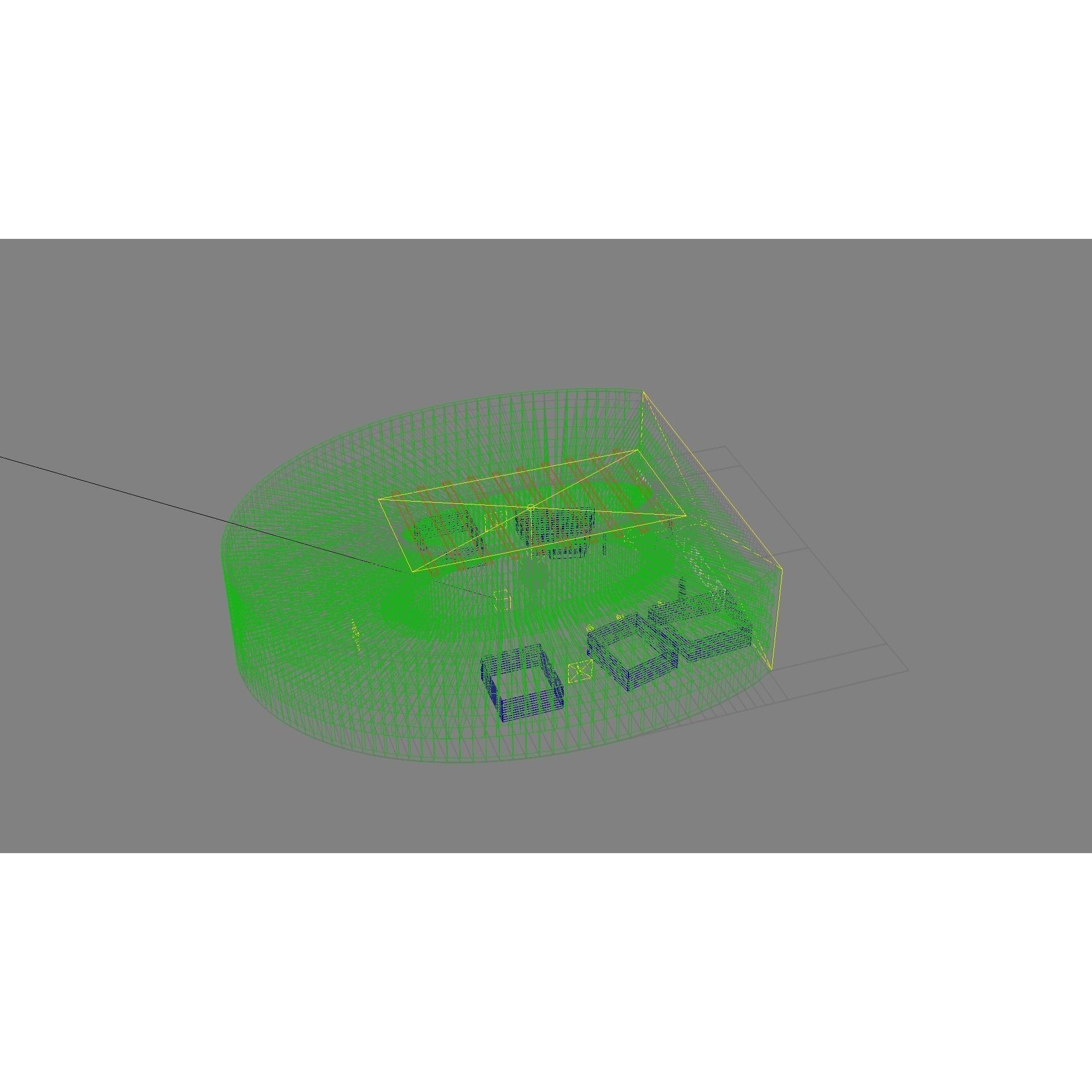 Ellipse Lobby Interior - High-Quality 3D Model - View 42