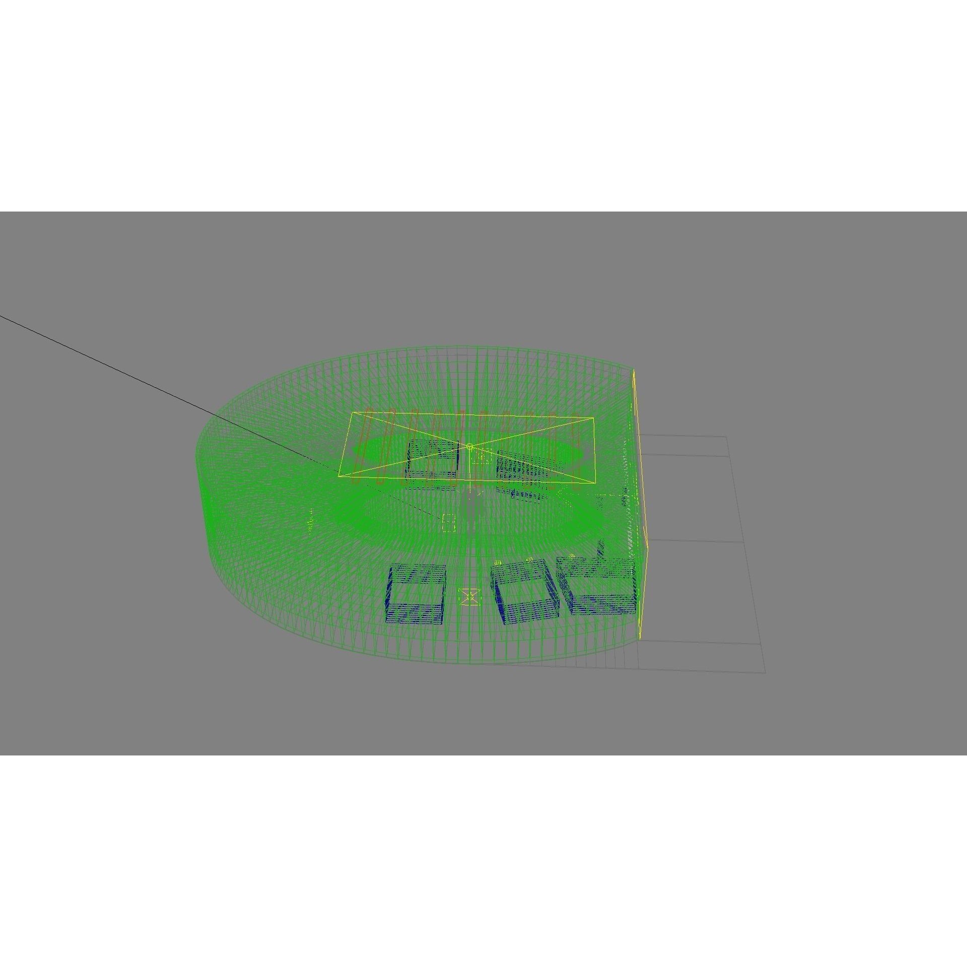 Ellipse Lobby Interior - High-Quality 3D Model - View 44