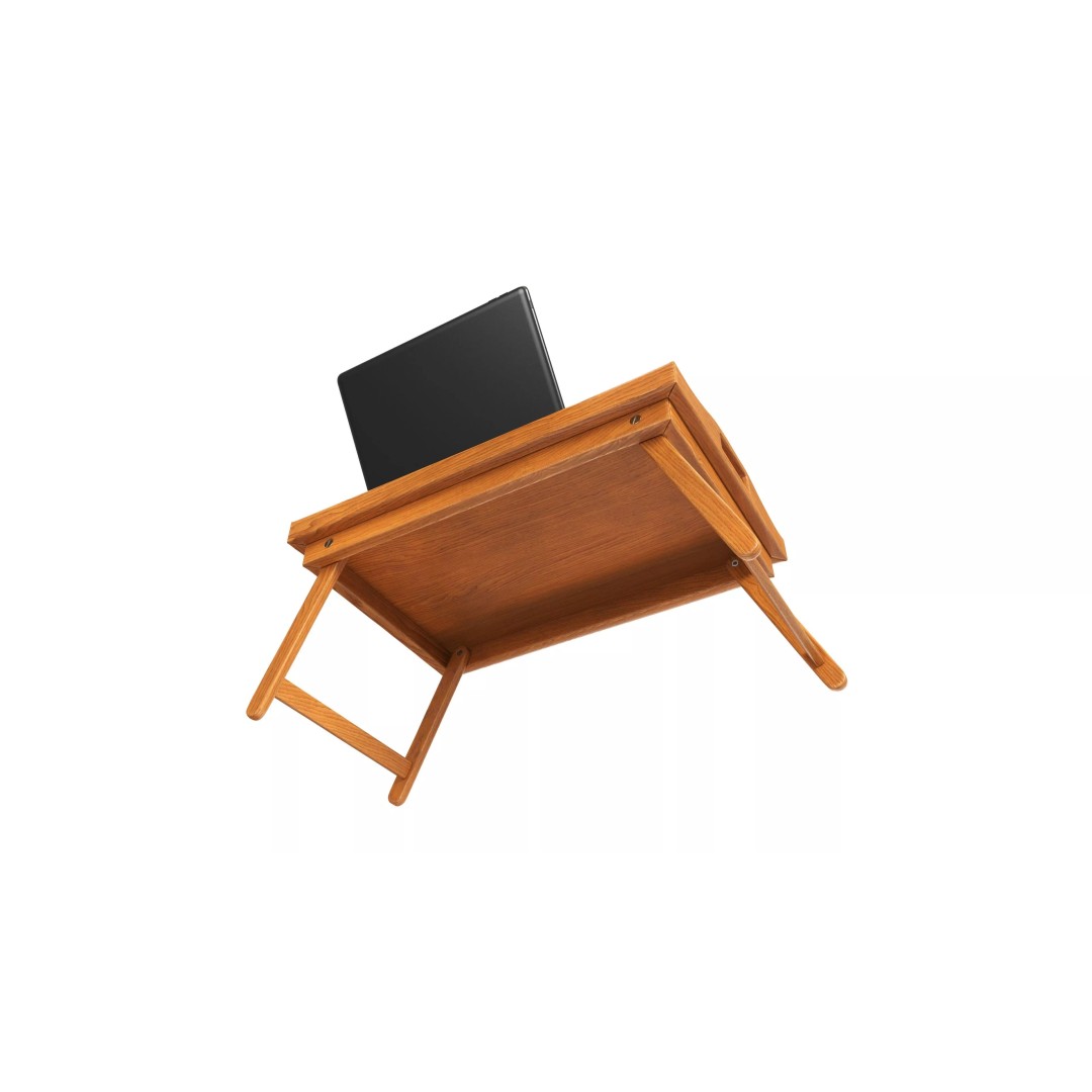 Breakfast Tray 3D Model – Wooden PBR Asset for Rendering - View 6