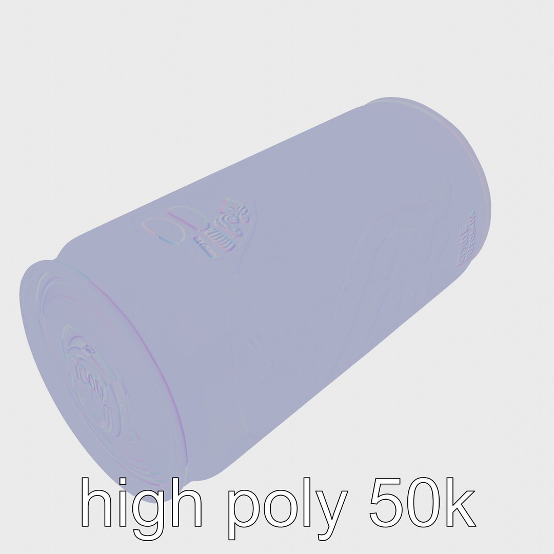 Vibrant Soft Drink Can 3D Model – Low Poly PBR Asset for Unity, Unreal - View 13