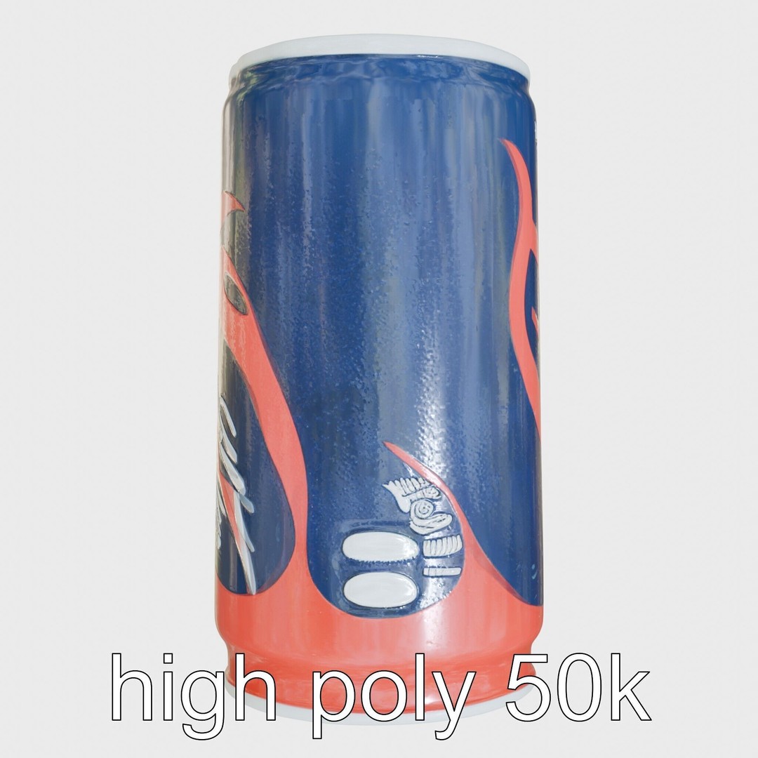 Vibrant Soft Drink Can 3D Model – Low Poly PBR Asset for Unity, Unreal - View 31