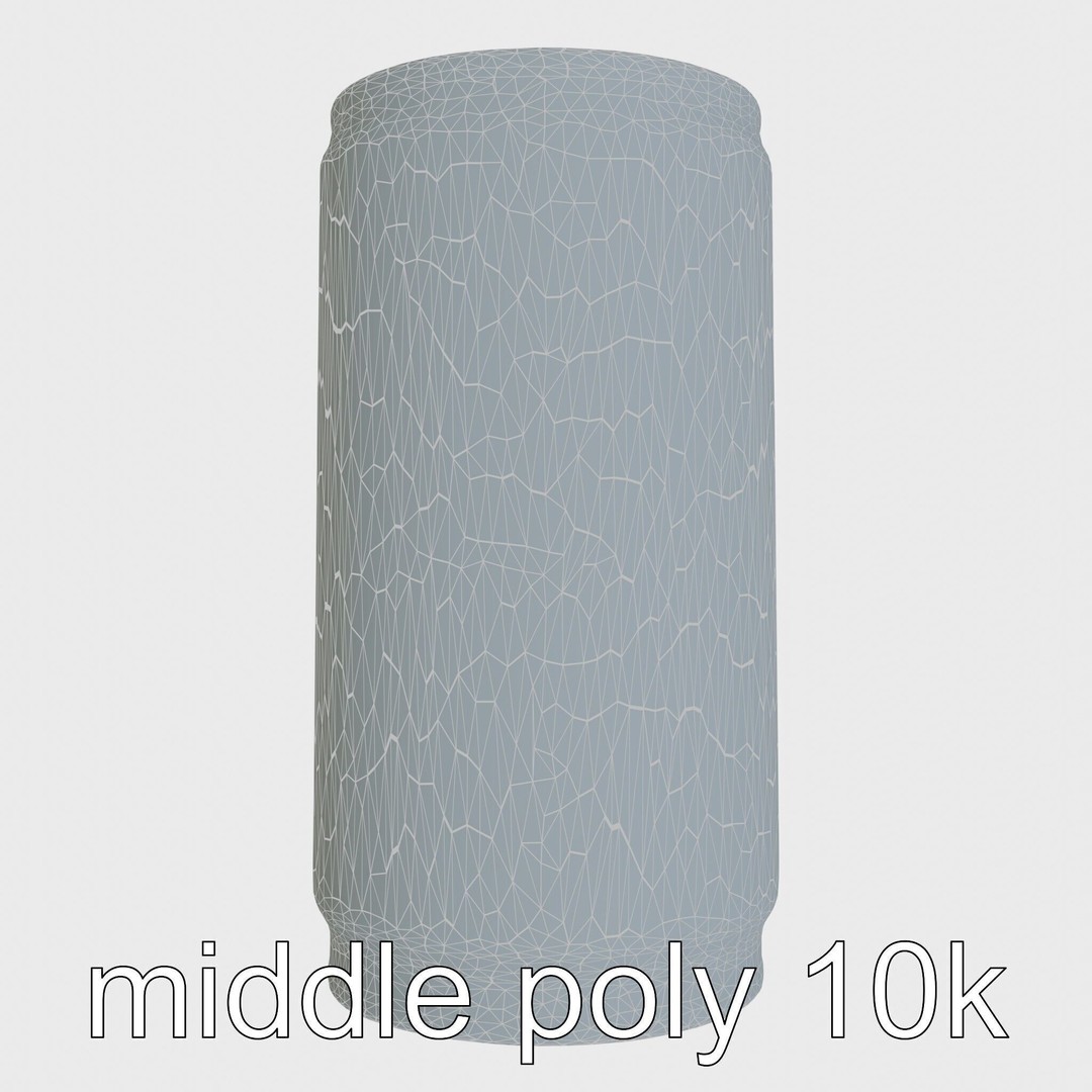 Vibrant Soft Drink Can 3D Model – Low Poly PBR Asset for Unity, Unreal - View 8