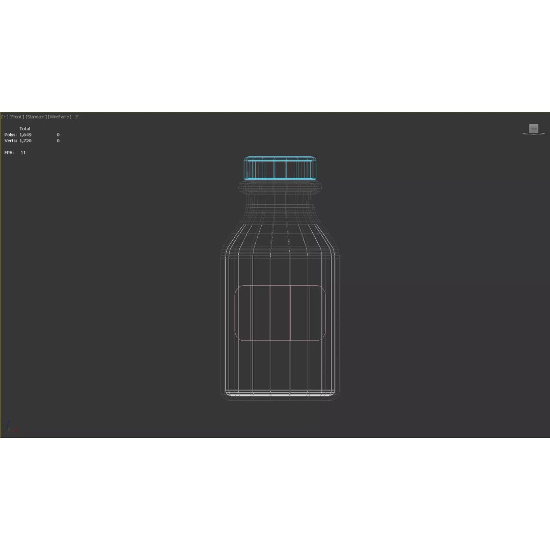 Stylized Milk Bottles 3D Model – Low Poly Game Asset, FBX