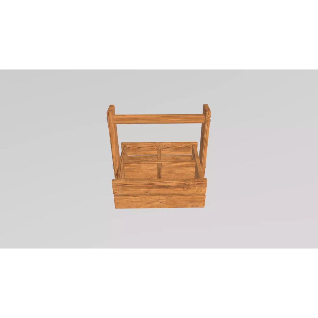 Stylized Milk Bottles 3D Model – Low Poly Game Asset, FBX - View 13
