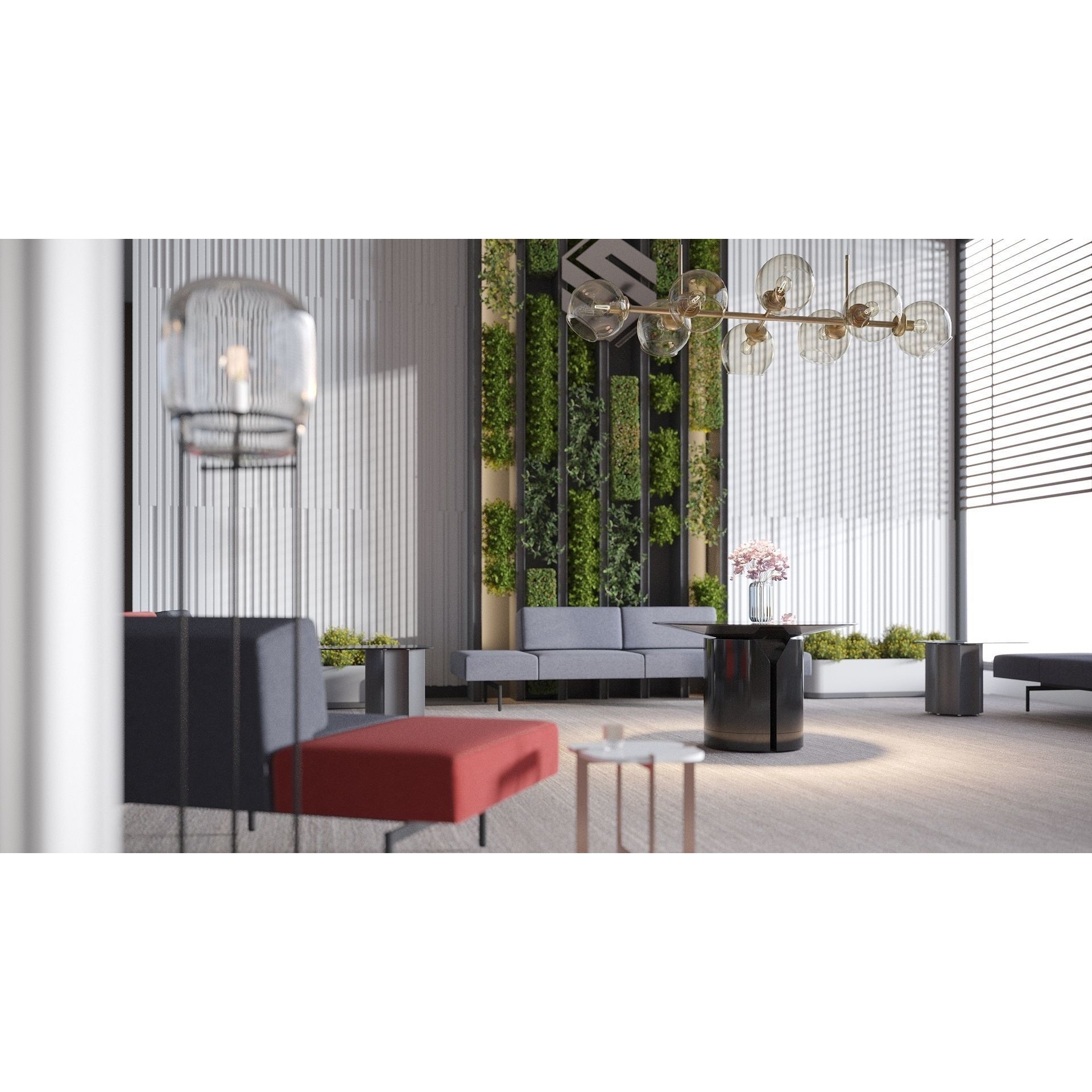 ProVis3D 018 - Detailed Hotel Lobby 3D Model - View 5