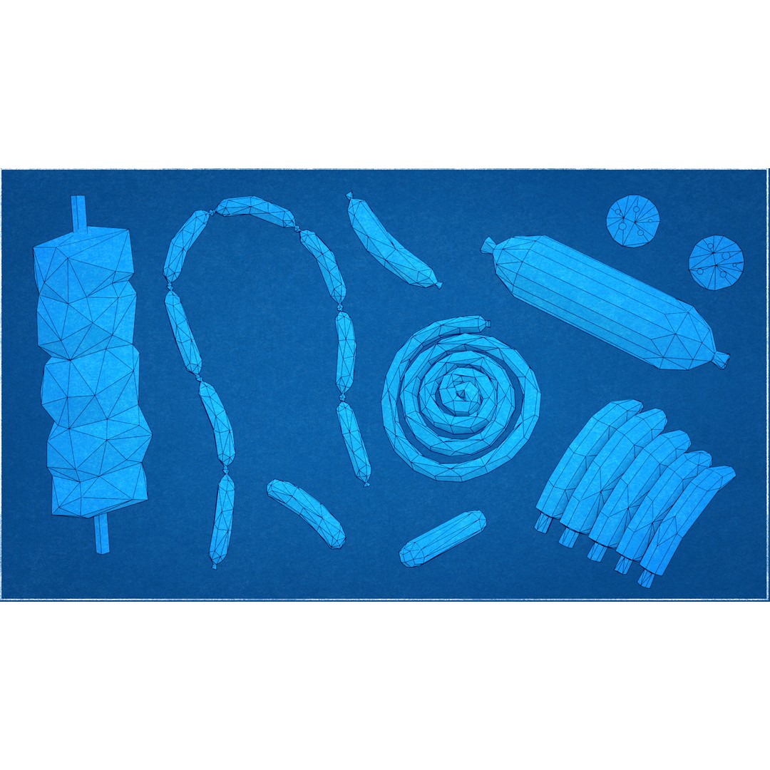 Meat 3D Model – Low Poly Food Pack, Game Ready, FBX, OBJ - View 10