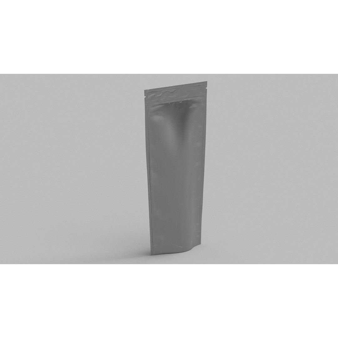 Metalic Food Packaging 3D Model – PBR Textures, Game-Ready Formats - View 4