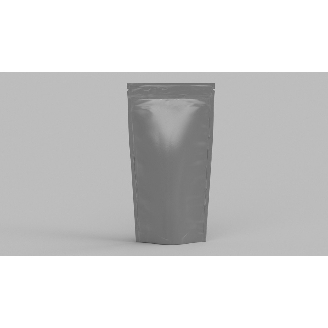 Metalic Food Packaging 3D Model – PBR Textures, Game-Ready Formats - View 5