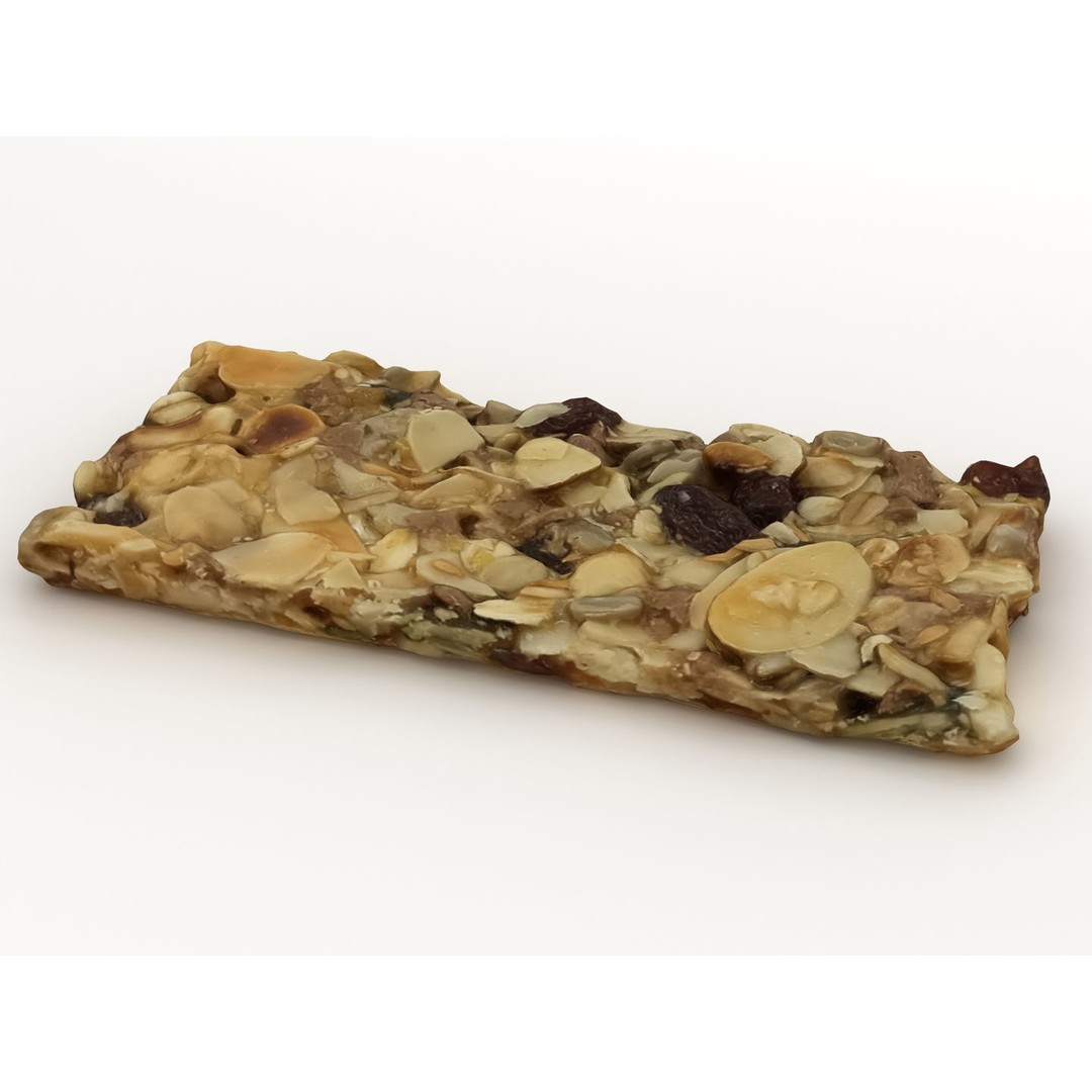 Cereal Granola Bar 3D Model – Detailed Photogrammetry Asset, FBX, OBJ - View 4