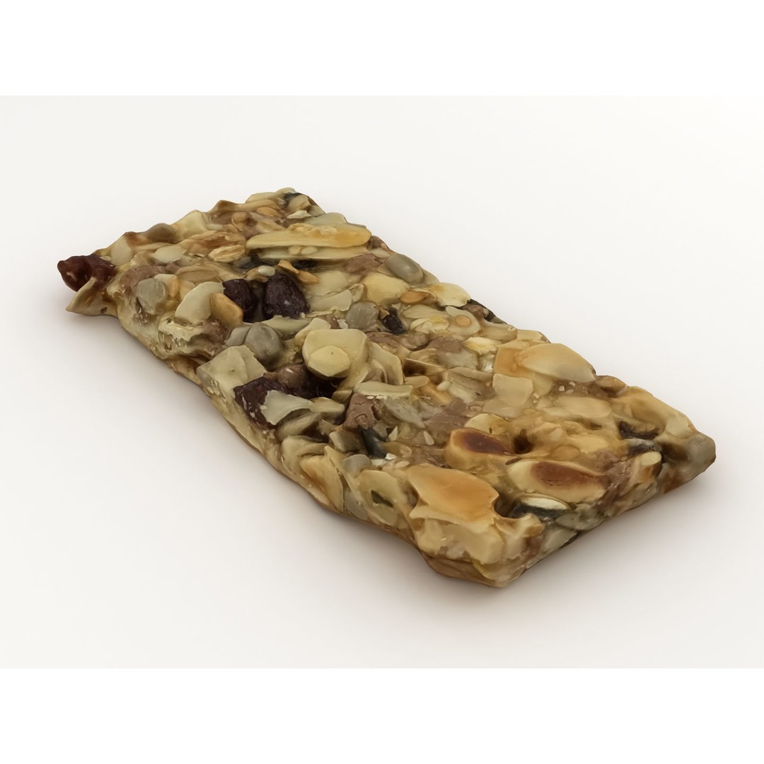 Cereal Granola Bar 3D Model – Detailed Photogrammetry Asset, FBX, OBJ - View 6