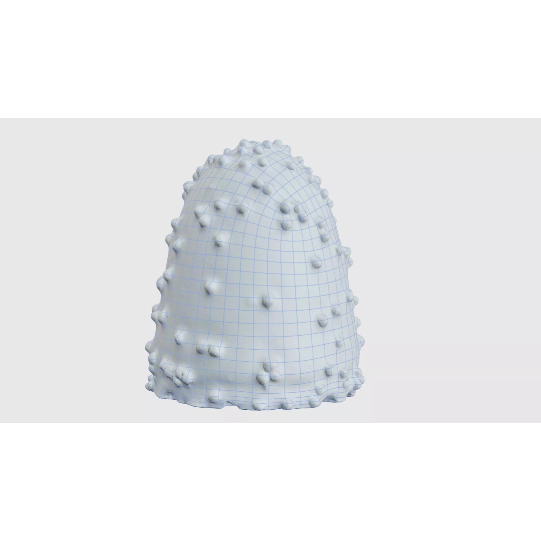 Chocolate Covered Marshmallow Treat 3D Model – Low Poly PBR Asset, FBX - View 11