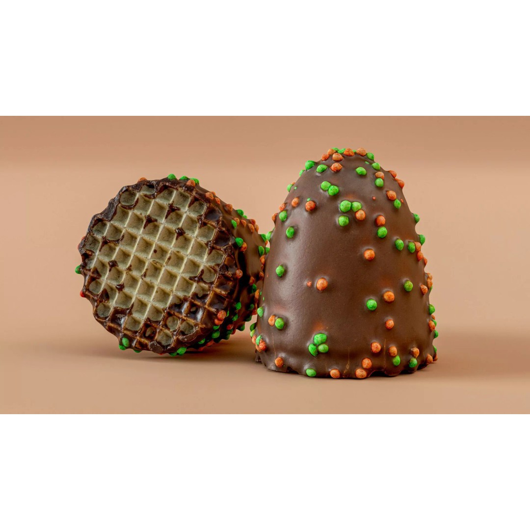 Chocolate Covered Marshmallow Treat 3D Model – Low Poly PBR Asset, FBX - View 2