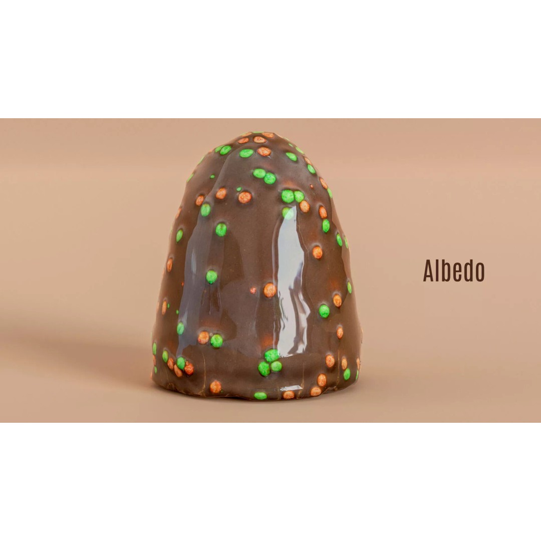 Chocolate Covered Marshmallow Treat 3D Model – Low Poly PBR Asset, FBX - View 6