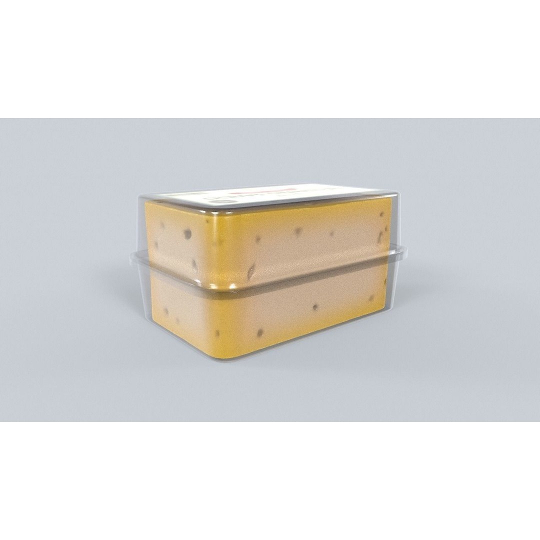 Pecorino Sardo Cheese 3D Model – Low Poly PBR Asset for Games, FBX, Blender - View 5